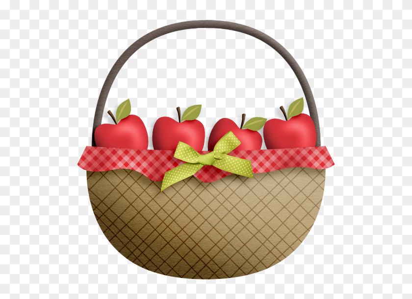 546x551 Kinders Clipart Apples, Clip - Picnic Background Clipart