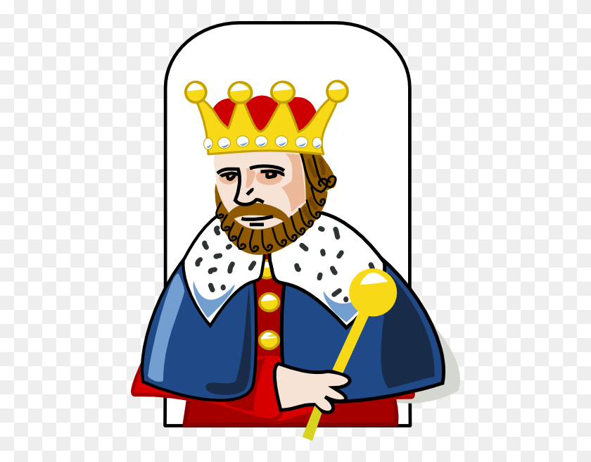 468x596 King Clip Art - King And Queen Clipart