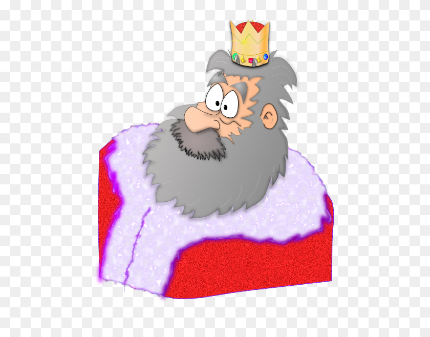 582x598 King In Red Robe Clip Art - Robe Clipart