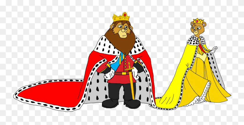 1295x617 King Leon And Queen Leona - King Throne PNG