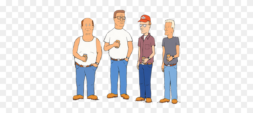 400x317 King Of The Hill Hank Hill Dale Gribble Boomhauer Bill Dauterive - Bobby Hill PNG