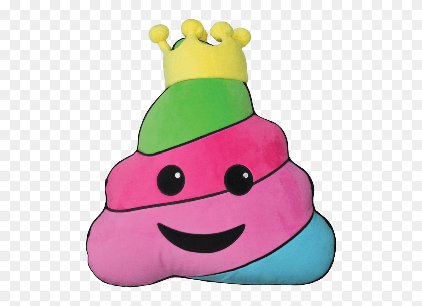 550x550 King Poop Scented Embroidered Pillow Iscream - Poop Emoji Clipart