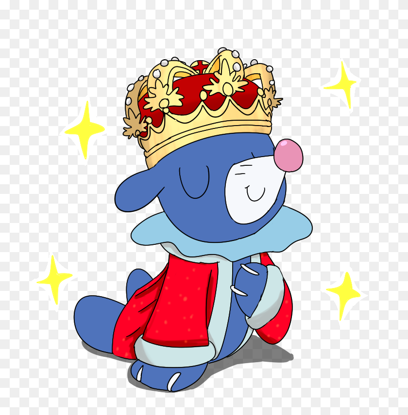 727x796 King Popplio Sun And Moon Know Your Meme - Sun And Moon PNG