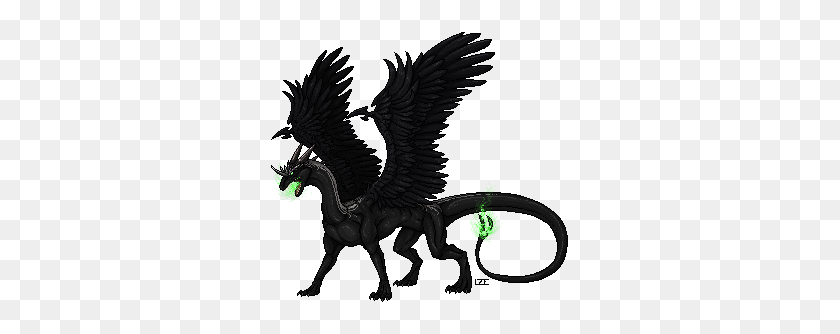 302x274 King Sephiroth Pernese Dragon Pixel - Sephiroth PNG