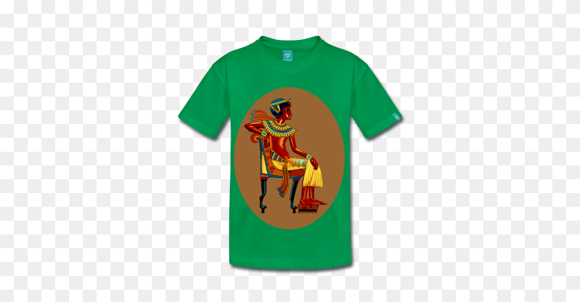 378x378 King Tut On Throne T Shirt - King Tut PNG
