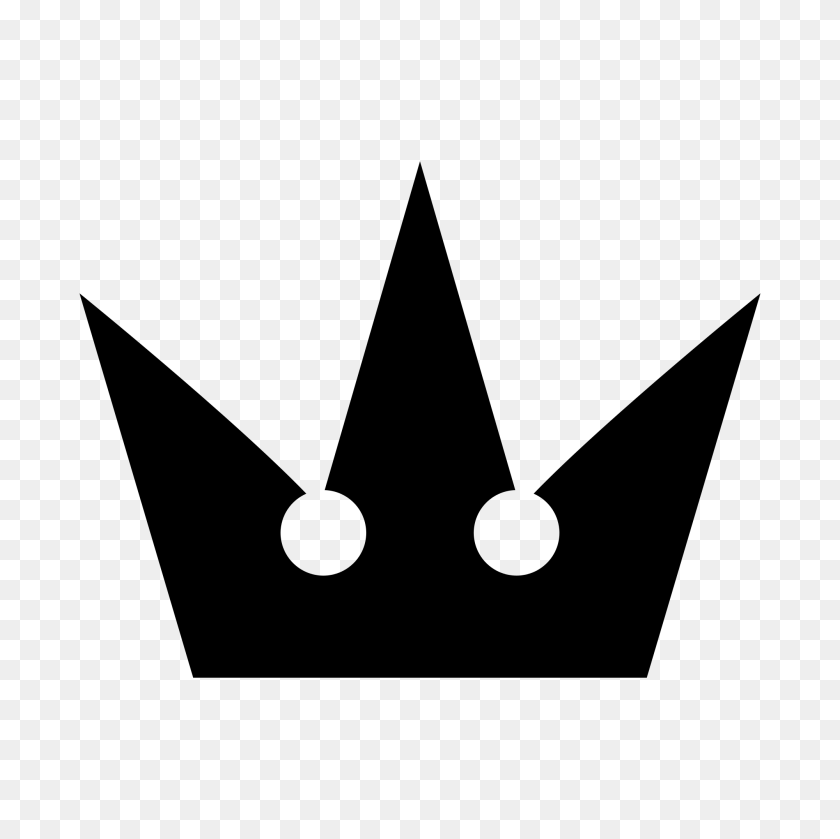 2000x2000 Kingdom Hearts Crown Symbol - Crown Icon PNG