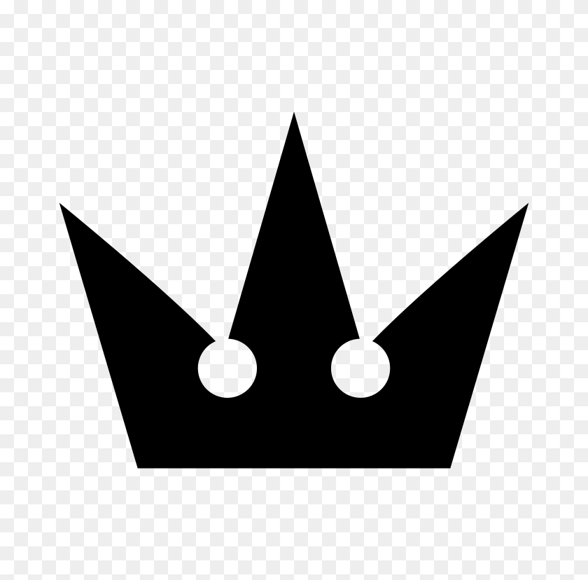 768x768 Kingdom Hearts Crown Symbol - Heart Crown PNG