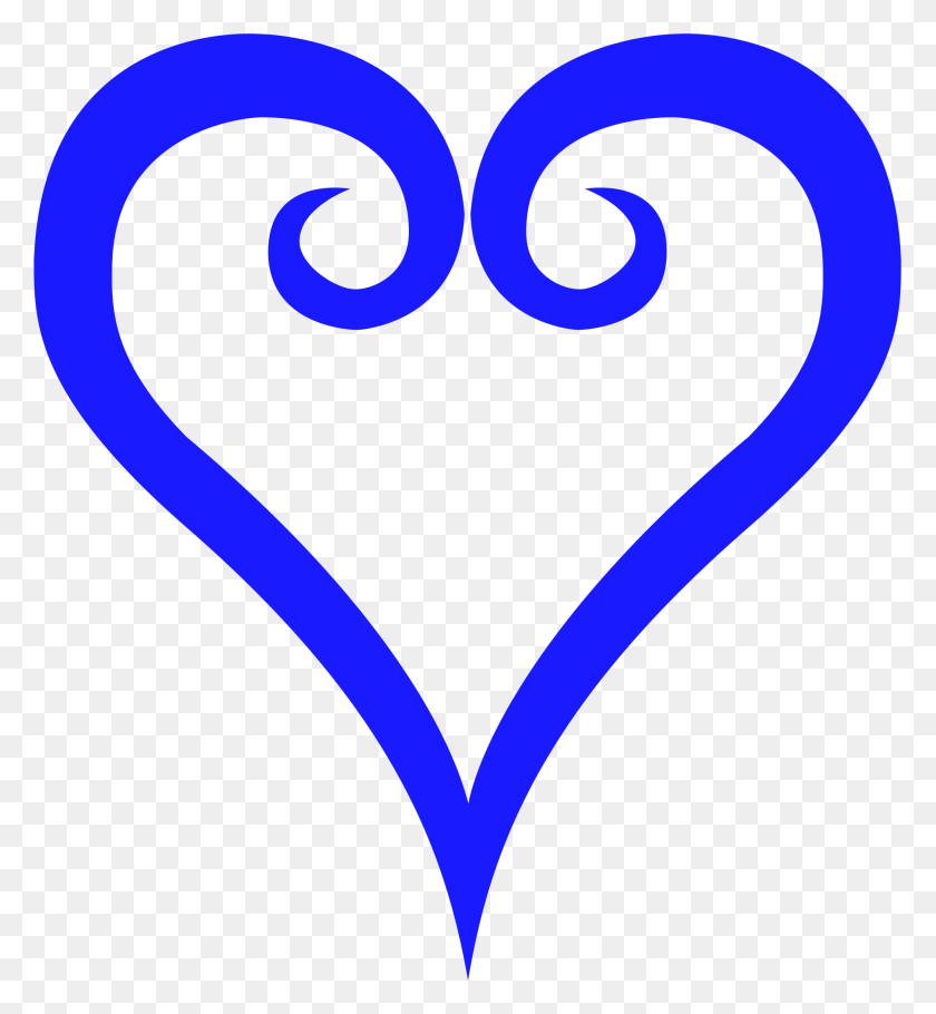 2000x2181 Kingdom Hearts Heart Symbol - Heart Symbol PNG