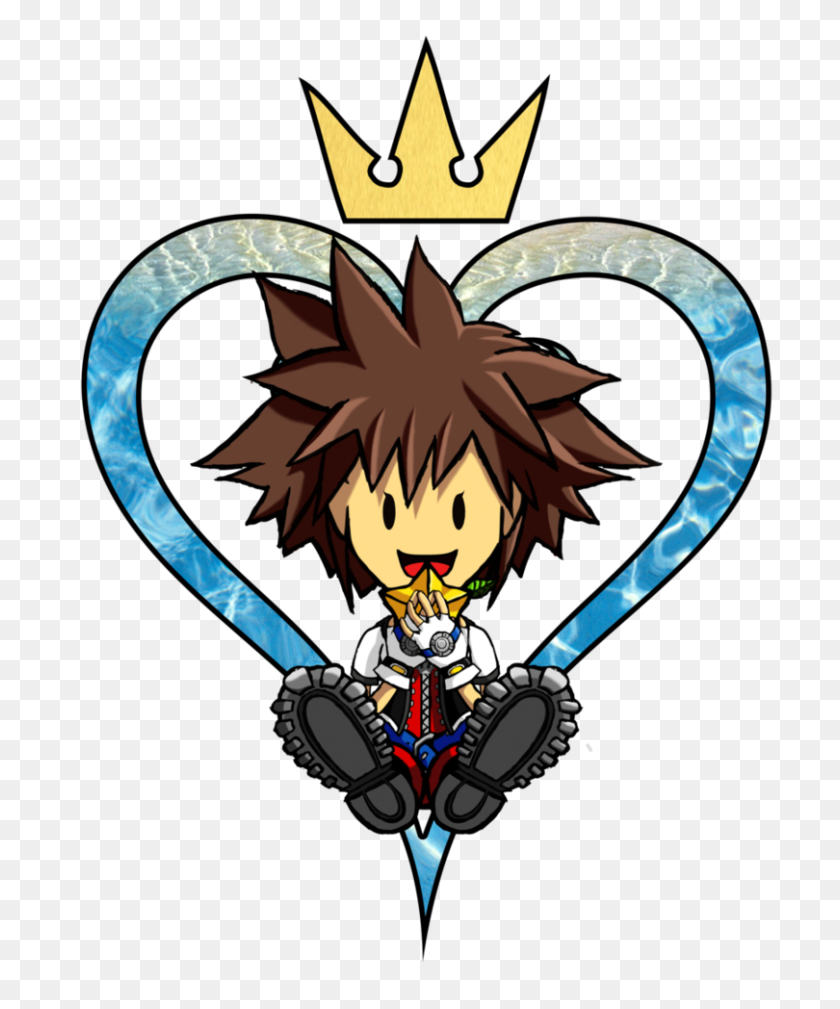 810x986 Kingdom Hearts Png Transparent Kingdom Hearts Images - Kingdom Hearts Logo PNG