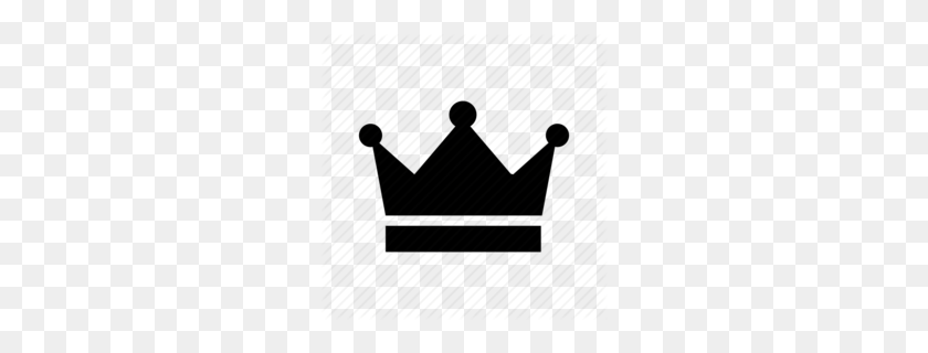 260x260 Kings Clipart - King Crown Clipart Black And White