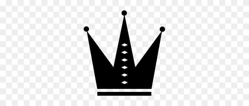 300x300 King's Crown Sticker - King Crown Clipart Black And White