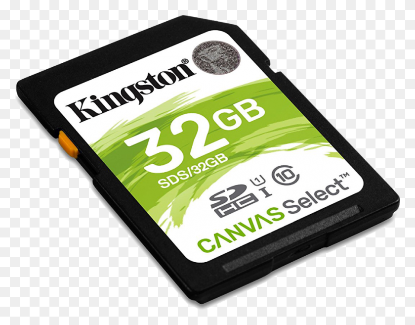 900x689 Kingston Canvas Select Sd Card Uhs Class - Sd Card PNG