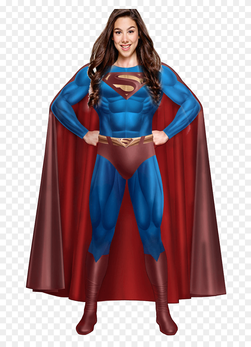 727x1099 Kira Kosarin Superwoman - Superwoman PNG