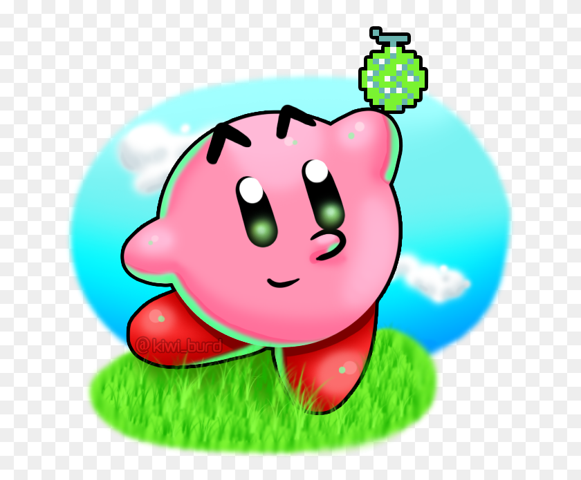 653x635 Kirby Clipart Pacman Hat - Kirby PNG