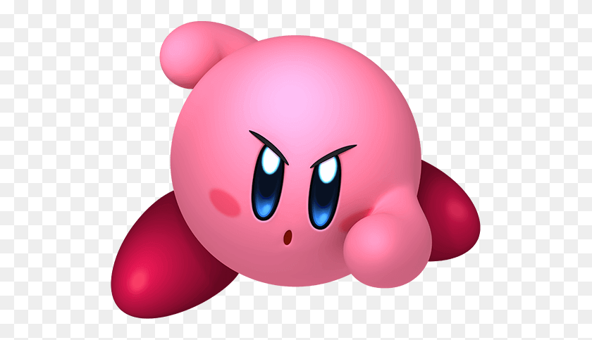 525x423 Kirby Striking Transparent Png - Kirby Clipart