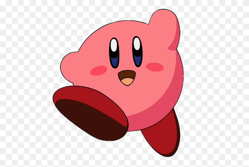502x504 Kirby Walking Transparent Png - Kirby PNG