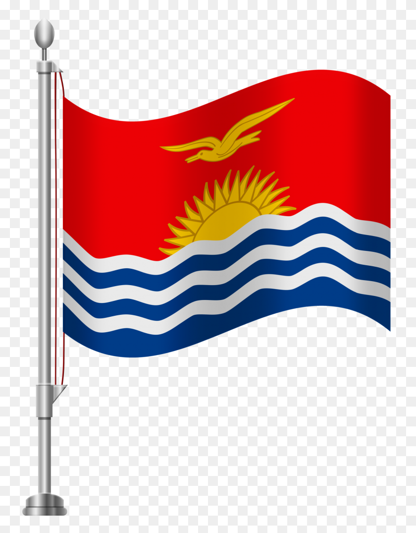 1536x2000 Bandera De Kiribati Png Clipart - Haití Clipart