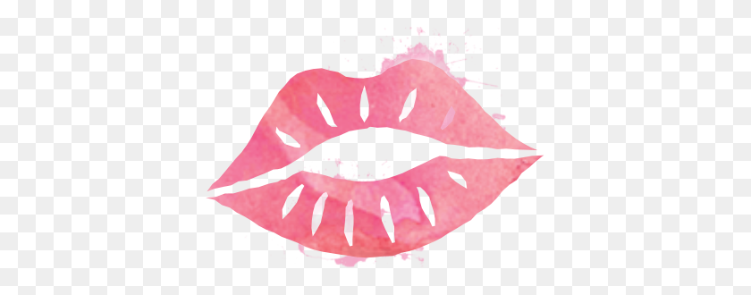 379x270 Kiss - Lipstick Kiss PNG