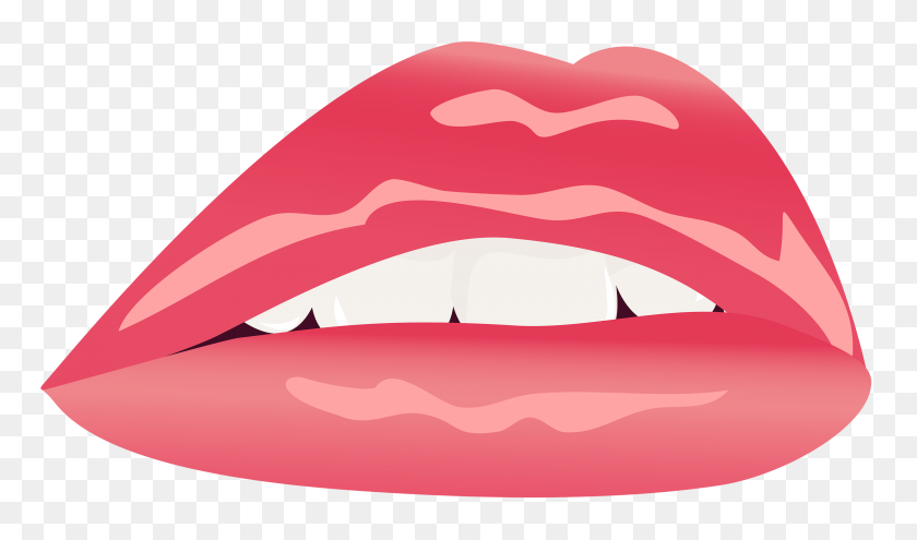 3000x1676 Kiss Clipart Free Clip Art Images - Pink Lips Clipart