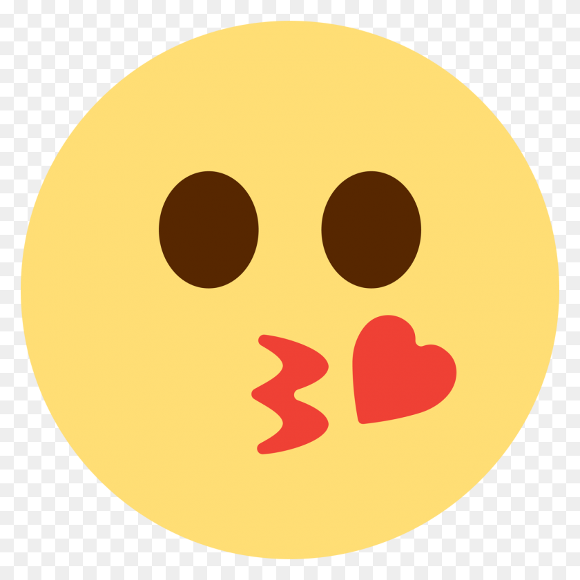 1280x1280 Kiss Emoji - Kiss Emoji Clipart