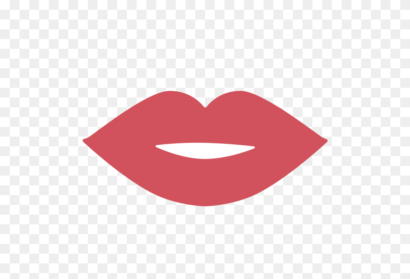 512x512 Поцелуй, Заливка, Плоский Значок В Png И Векторном Формате Бесплатно - Поцелуй Губы Png