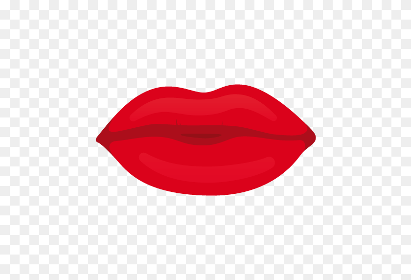 512x512 Значок Поцелуя В Губы, Любовь В Интернете, Набор Иконок Для Валентина Succo Design - Поцелуй Марка Png