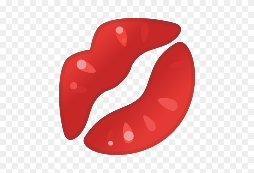 512x512 Kiss Love Red Emoji Sticker Lip Redlip Redemoji Redstic - Kiss Emoji Clipart