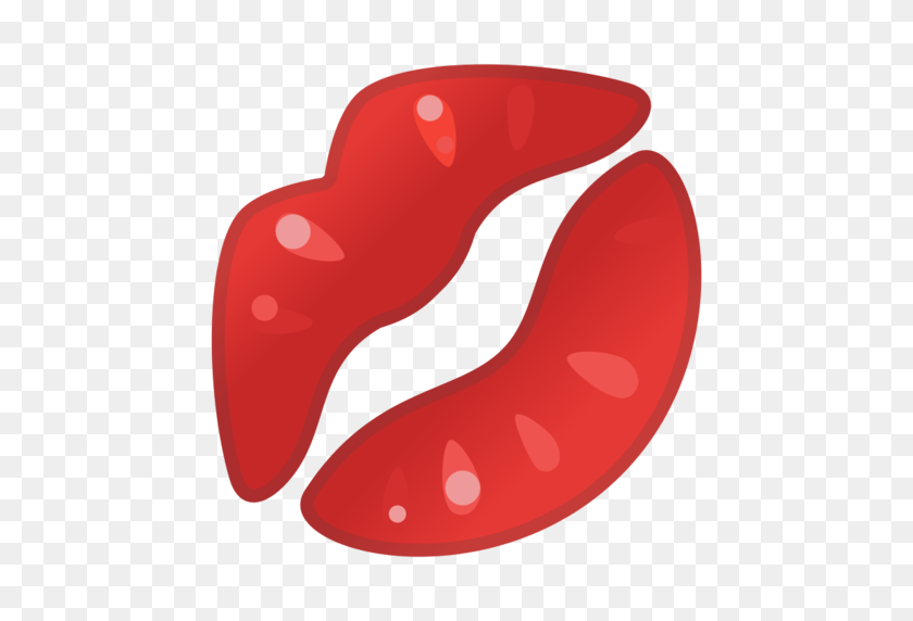 512x512 Kiss Mark Emoji - Lipstick Mark PNG