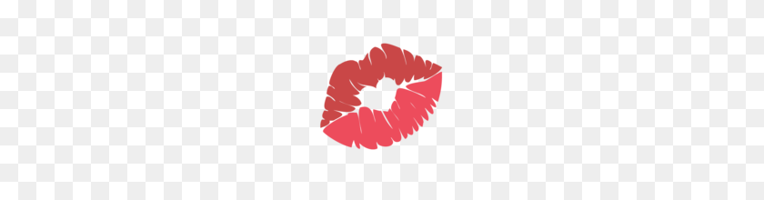 160x160 Kiss Mark Emoji On Emojione - Kiss Mark PNG