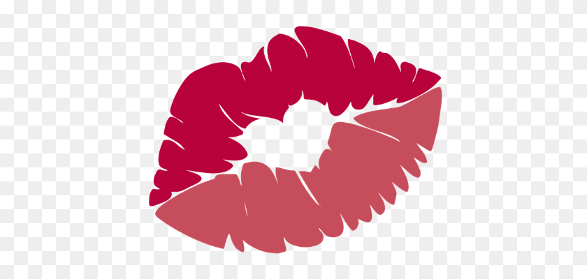 440x340 Поцелуй Красные Губы Emoji Ftestickers Mouth - Губы Смайлики Png