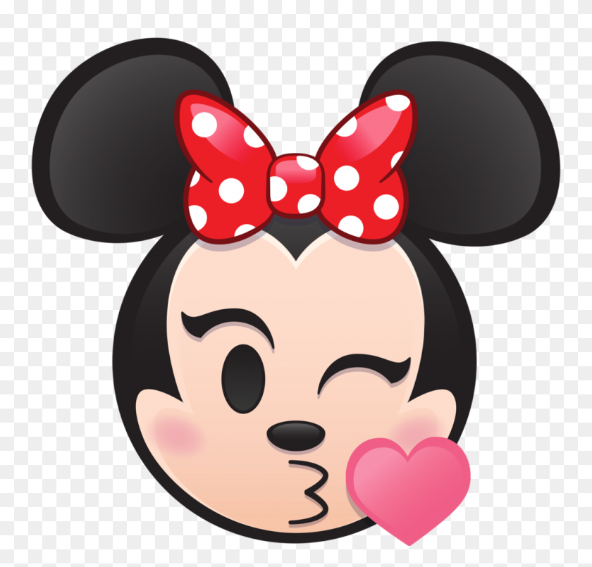 1005x960 Kisses Clipart Minnie Mouse - Smooch Clipart