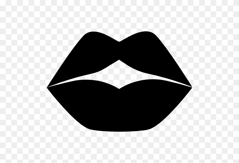512x512 Kissing, Body Parts, Loving, Lipstick, Kiss, Femenine, Shapes Icon - Lipstick Kiss PNG