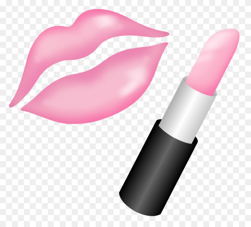943x847 Kissing Lips With Pink Lipstick - Mary Kay Clip Art