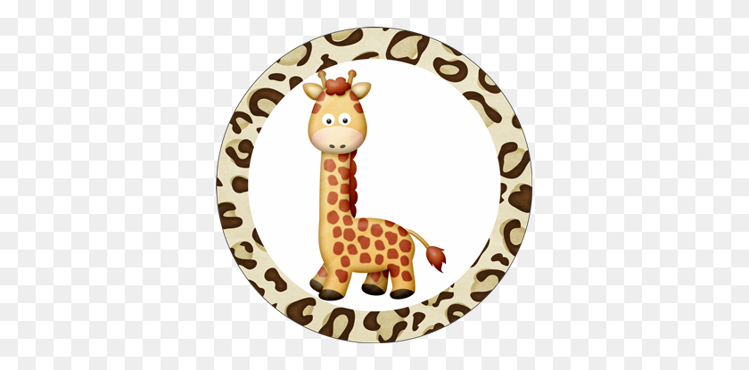 355x355 Kit De Personalizados Тема Safari Safari Party, Картинки И Младенцы - Детские Животные Джунглей Клипарт
