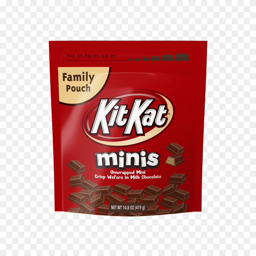 3000x3000 Kit Kat Minis, Хрустящие Вафельные Конфеты Из Молочного Шоколада, Унция - Kitkat Png