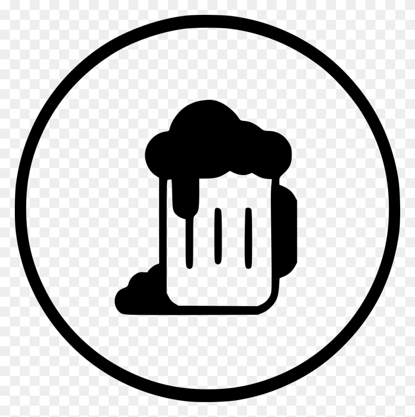980x984 Kitchen Drink Beer Alcohol Glass Cerveza Png Icon Free - Cerveza PNG
