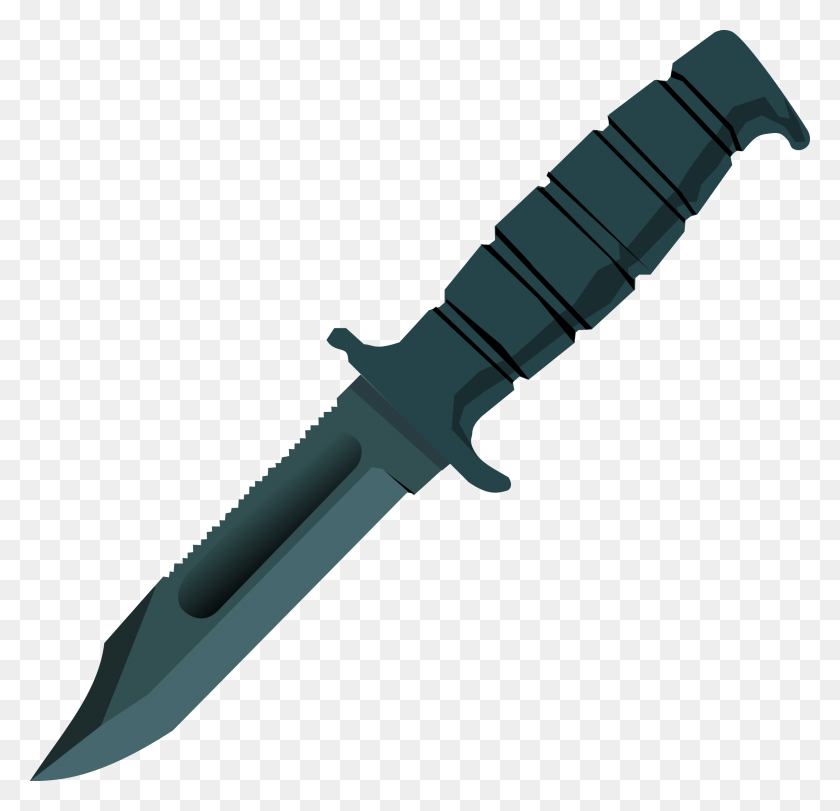 2400x2312 Kitchen Knife Clip Art Free Vector In Open Office Drawing - Bloody Knife Clipart