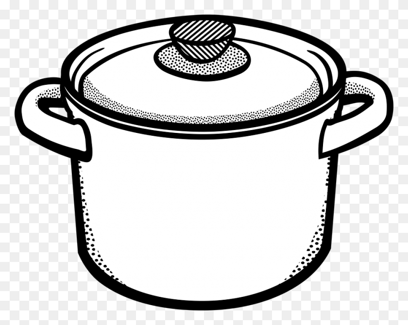920x720 Kitchen Pot Clipart - Cooking Clipart