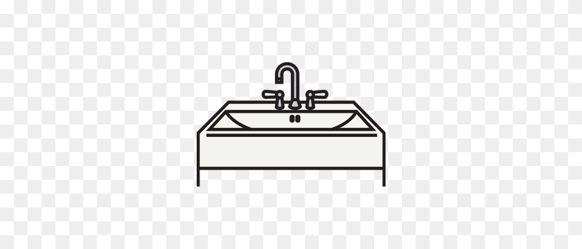 300x300 Kitchen Sink Clipart Black And White Clip Art Images - Clean Kitchen Clipart
