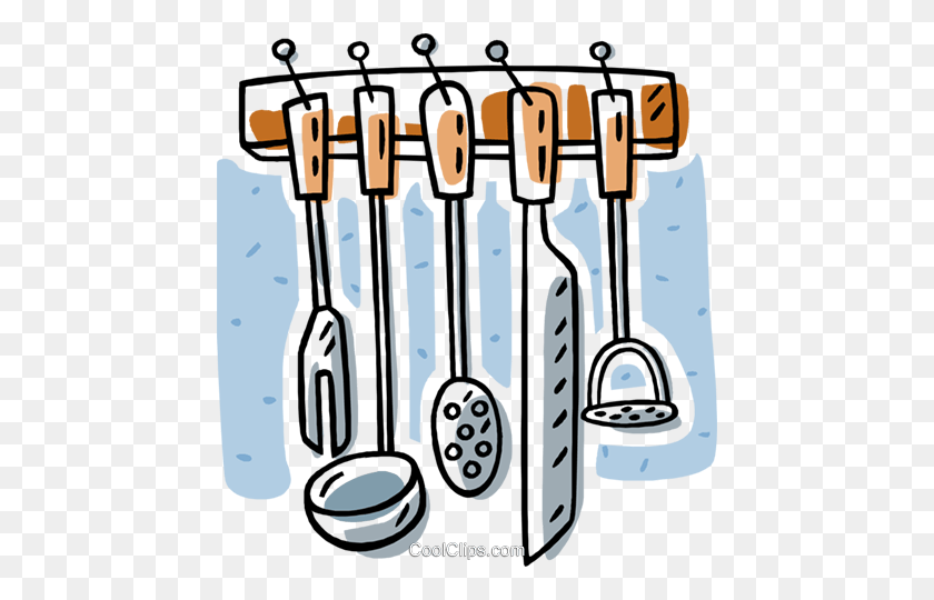 450x480 Kitchen Tools Royalty Free Vector Clip Art Illustration - Kitchen PNG