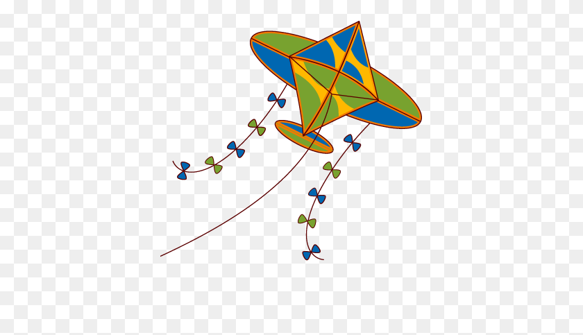 377x423 Kite Clip Art - Kite Clipart