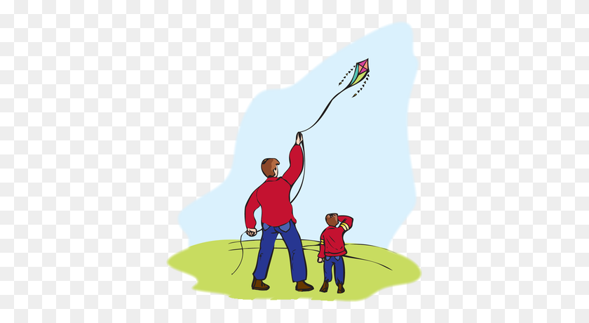 365x400 Kites Clip Art Flying High With Jesus Kite, Box - Nice Weather Clipart