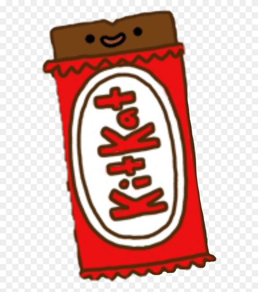 570x891 Kitkat Alimentos Chocolate Tumblr Millysstikers Stickerfreet - Kitkat Png