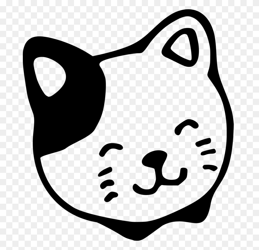 692x750 Kitten Cat Felidae Download Drawing - Kitty Cat Clip Art
