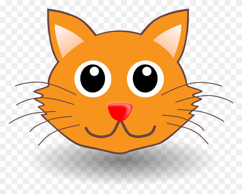 1331x1050 Kittens Clipart Kitty Face - Cat Whiskers Clipart