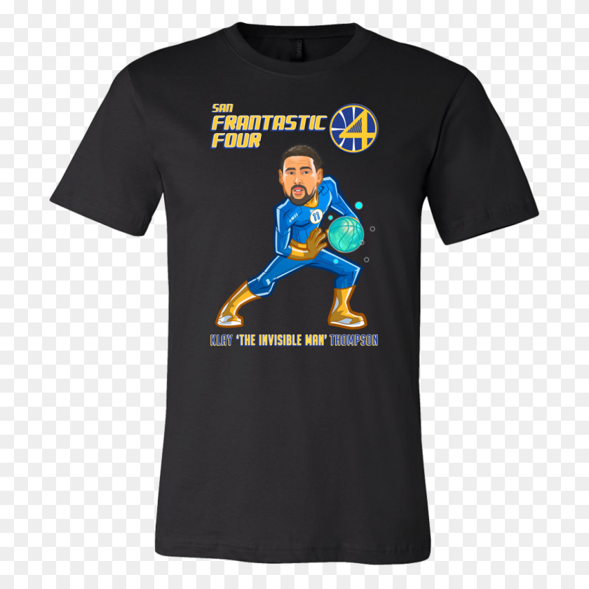 1024x1024 Klay 'El Hombre Invisible' Thompson Camiseta Tee Wise - Klay Thompson Png