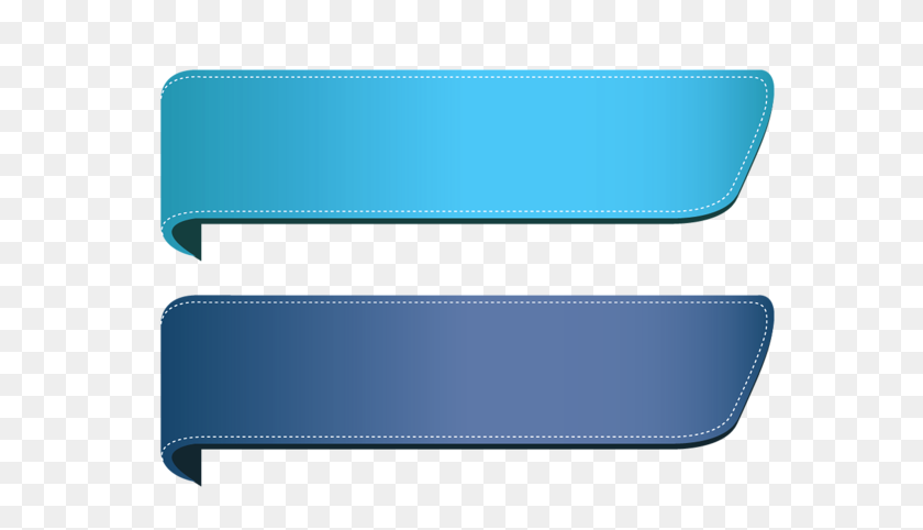 600x422 Klipart Clipart, Banner - Rectángulo Azul Png