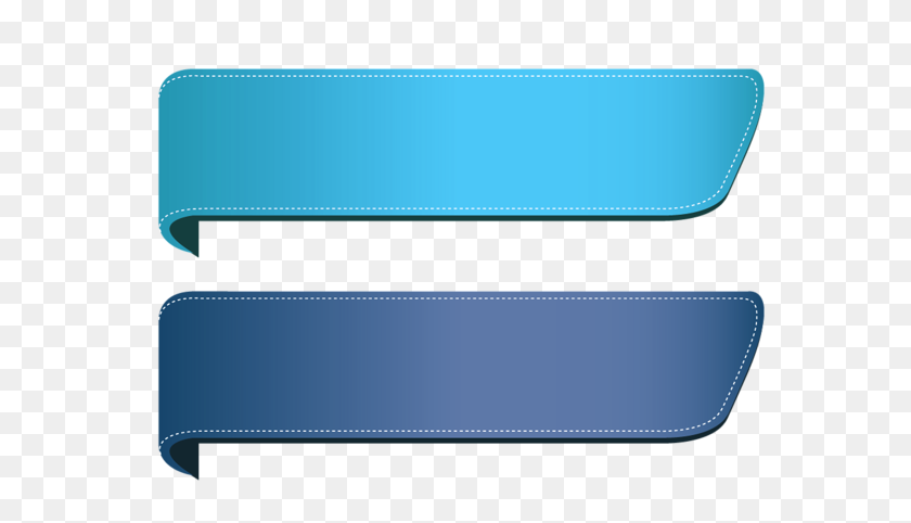 600x422 Клипарт Клипарт, Баннер - Синий Прямоугольник Png