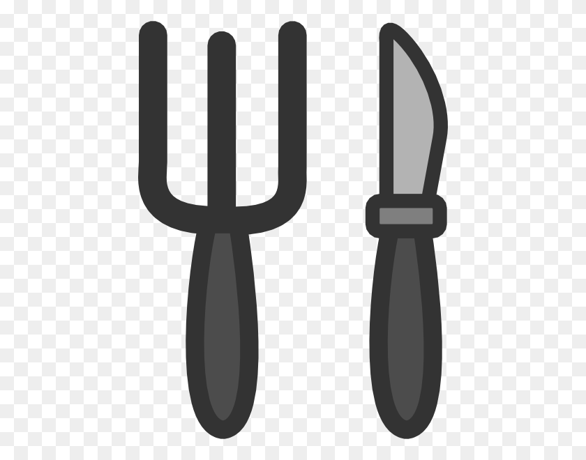 444x600 Knife And Fork Png Clip Arts For Web - Fork Knife Clipart