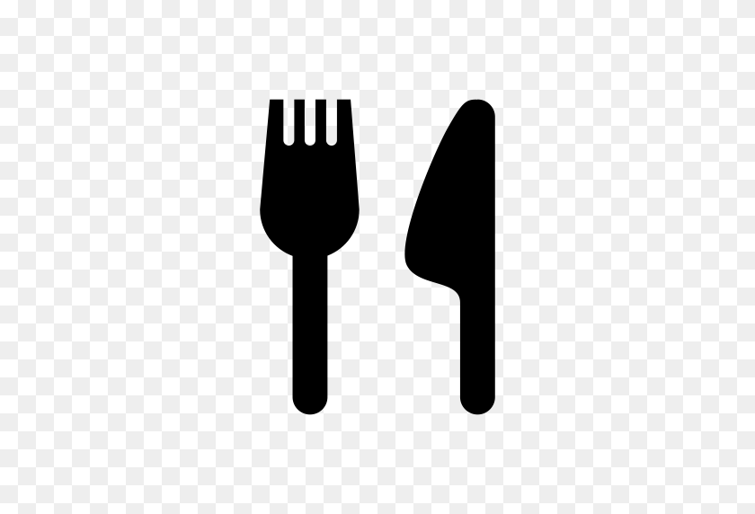 512x512 Knife And Fork, Restaurant, Dinner Icon With Png And Vector Format - Knife And Fork PNG